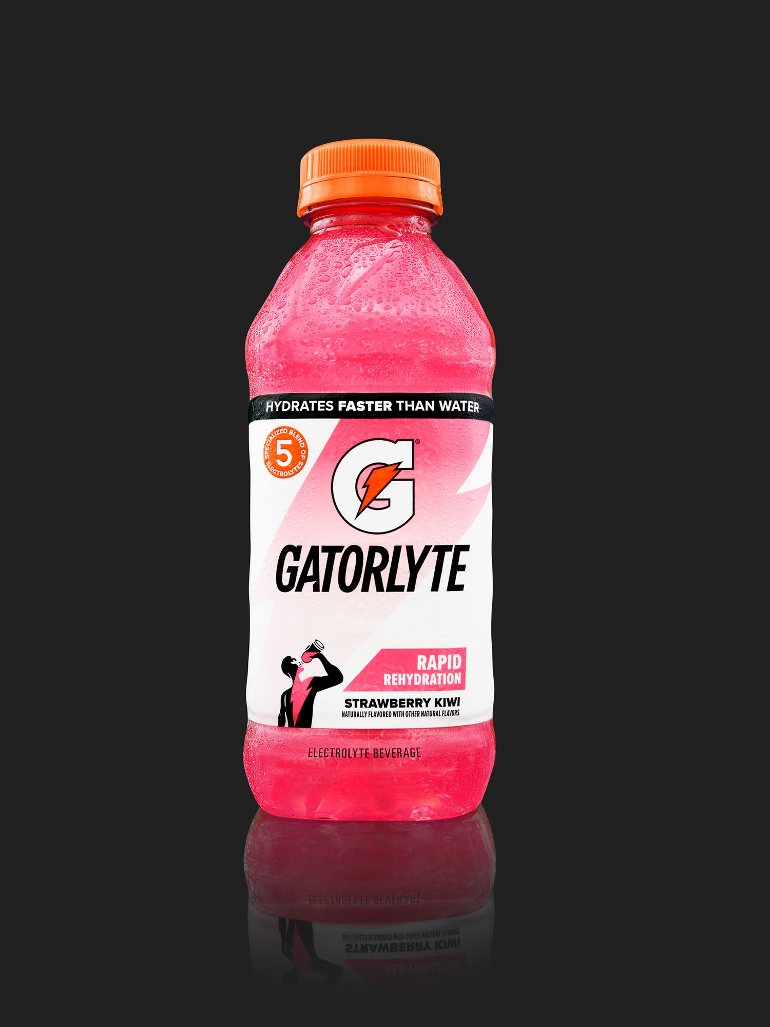 Gatorlyte Strawberry Kiwi Gatorade Bottle Retouching